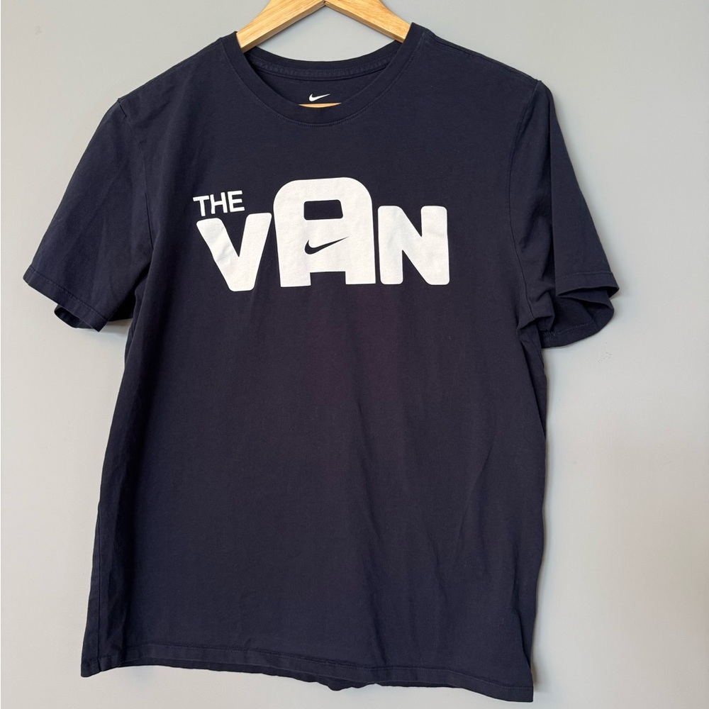 Nike Youth Unisex Navy Short Sleeve 'The Van' Logo Tee